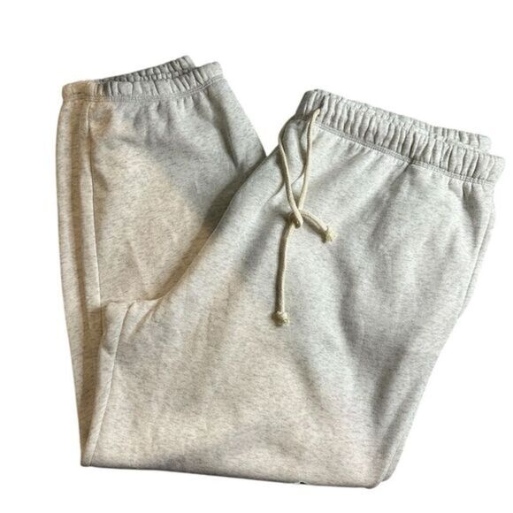 NWT Arizona Jean Co Plus Size Gray Fleece Joggers Drawstring Waist - Size 3XL - Picture 1 of 7
